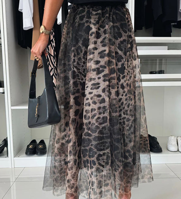 Amanda | Leopard-Inspired Skirt