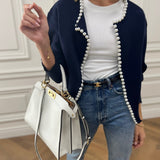 Peah | Cardigan with Pearl Details