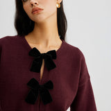 Armada | Velvet Jumper with Bow