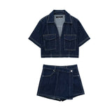 Mona | Denim Set