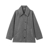 Ella | Cropped Wool Coat