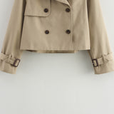 Danielle | Cropped Trench Coat