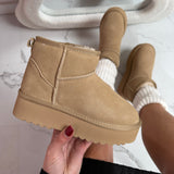 Jolinda | Beige Winter Boots