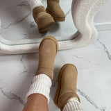 Jolinda | Beige Winter Boots