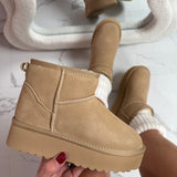 Jolinda | Beige Winter Boots