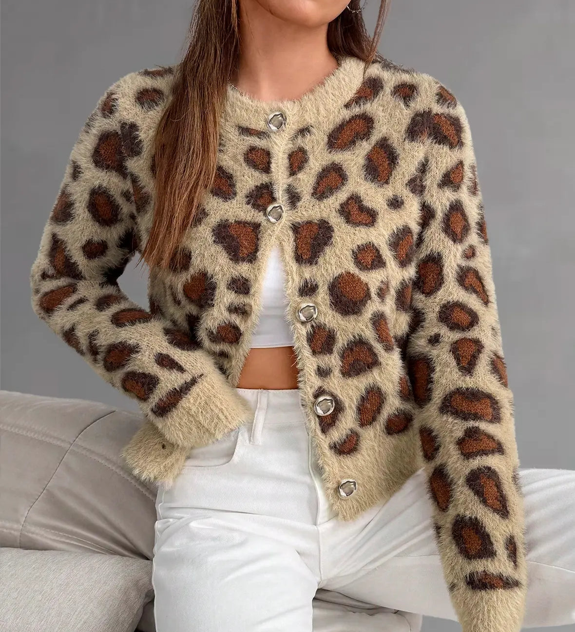 Larissa | Leopard Cardigan