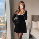 Lova | Velvet Mini Dress