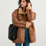 Annika | Reversible Shearling Jacket