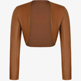 Alice | Long-Sleeve Jacket in Faux Leather