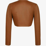 Alice | Long-Sleeve Jacket in Faux Leather