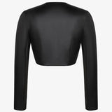 Alice | Long-Sleeve Jacket in Faux Leather